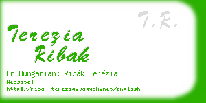 terezia ribak business card